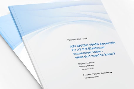 API 6A/ISO 10423 Appendix F.1.13.5.2 Elastomer Immersion Tests