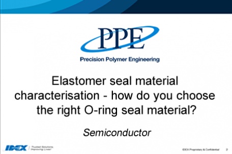 O-ring seals - How do you choose the right material?
